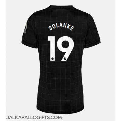 Tottenham Hotspur Dominic Solanke #19 Vieraspaita Naiset 2025-26 Lyhythihainen Tottenham Hotspur Dominic Solanke #19 Vieraspaita Naiset 2025-26 Lyhythihainen
